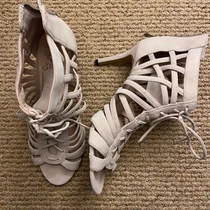 Vince Camuto lace up sandal heels
